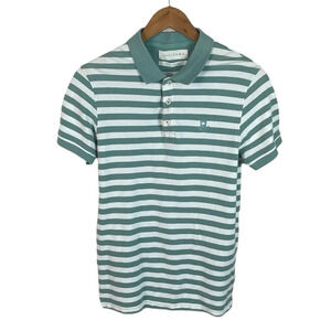 PO170 Mens ZARA Essentials Preppy Striped the Perfect Polo Shirt M